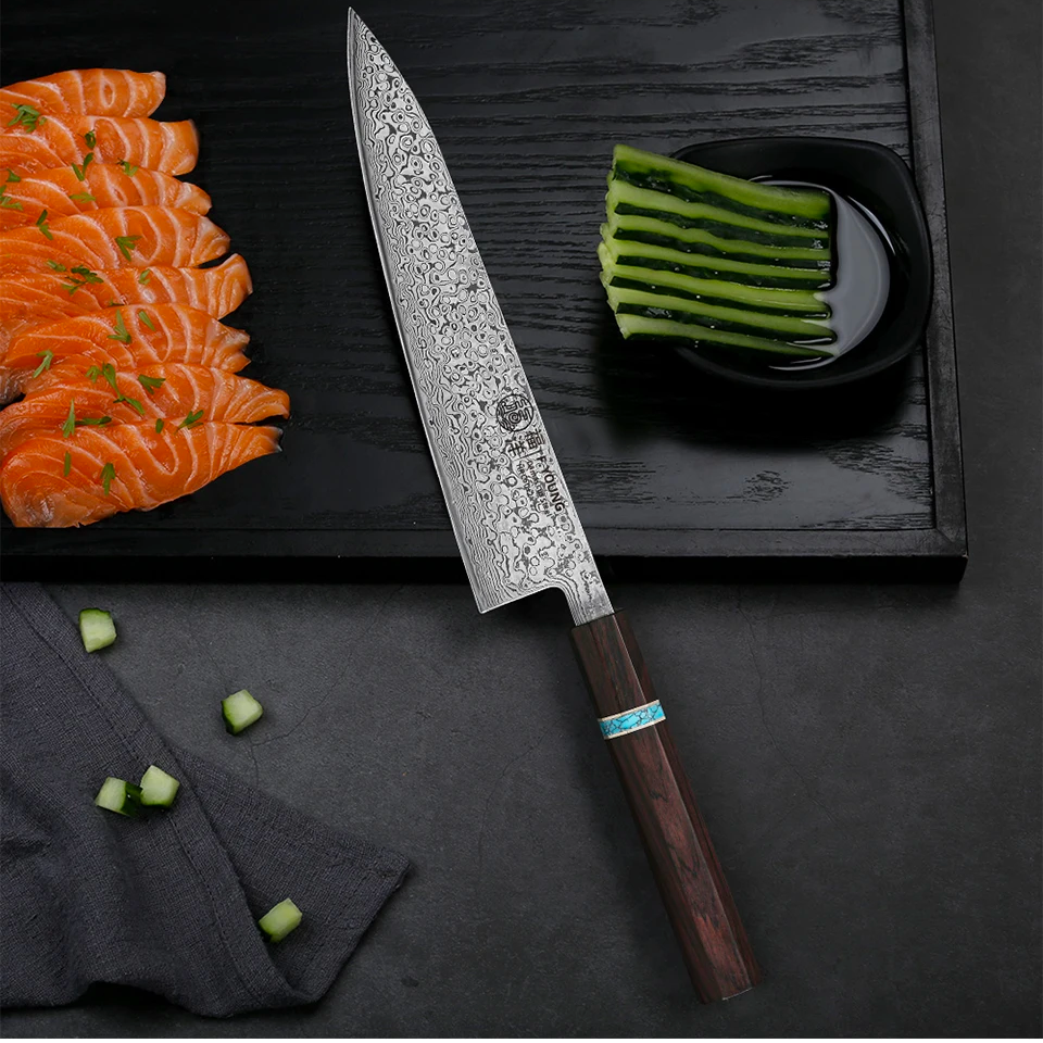 Gyuto Fujiwara Young® – Couteau de chef japonais forgé à la main
