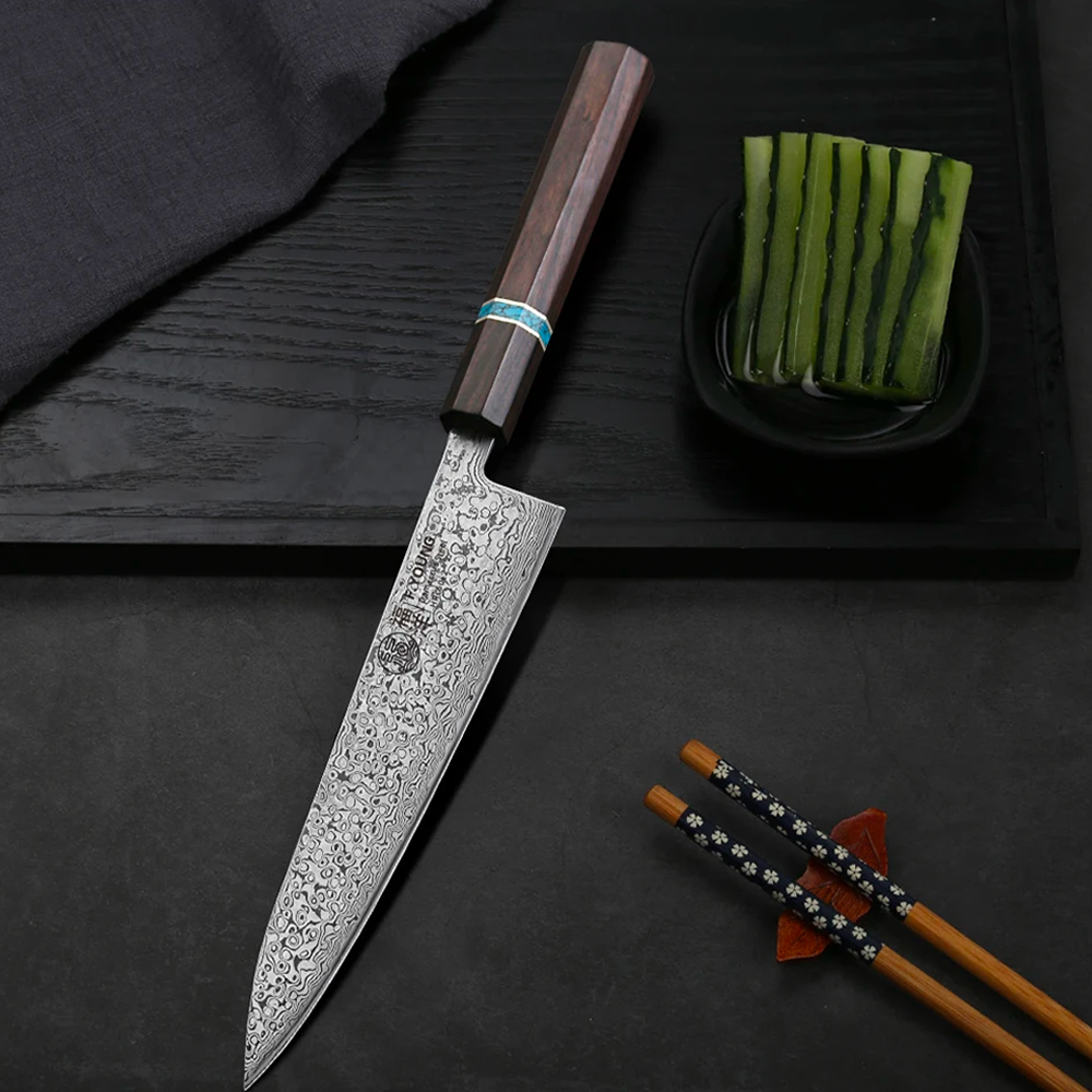 Gyuto Fujiwara Young® – Couteau de chef japonais forgé à la main